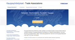 Desktop Screenshot of kauppayhdistys.fi