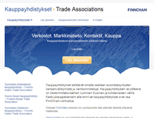 Tablet Screenshot of kauppayhdistys.fi